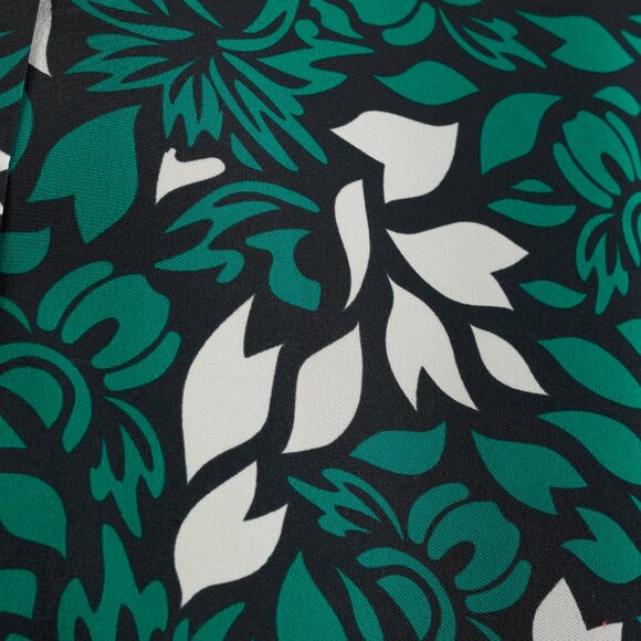 Dorothee Schumacher Green Botanical Print Silk Button Up Collar & Cuff Blouse - Picture 7 of 10